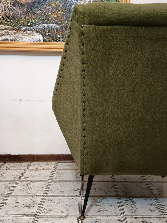 Image 1 of Ein Paar Gigi Radica Sessel für Minotti, 1950er Jahre