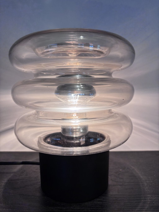 Space Age Table Lamp Glashütte Limburg 'Bulb' 'Moon' Series
