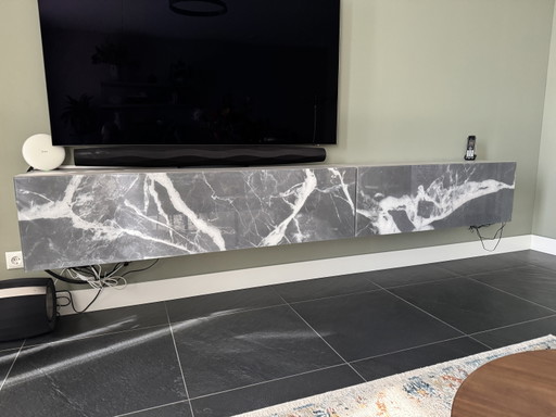 Lago Design TV Cabinet – tv meubelen, Glass, Mdf (photo 2 of 8)