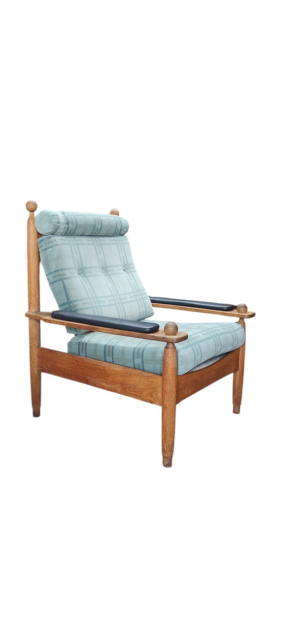 Image 1 of Mid century oak lounge armchair 1960s