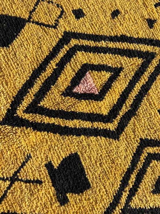 Image 1 of Gelber moderner Berberteppich 200x330 cm , Wohnzimmer Deko