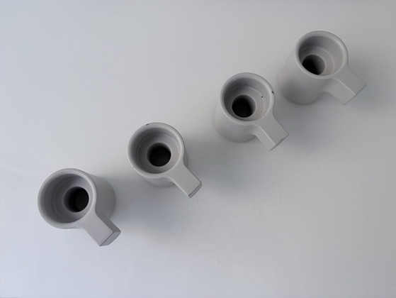 Set of 4 Ikea Ypperlig Hay Candle holders light grey – Aluminium (photo 4 of 7)
