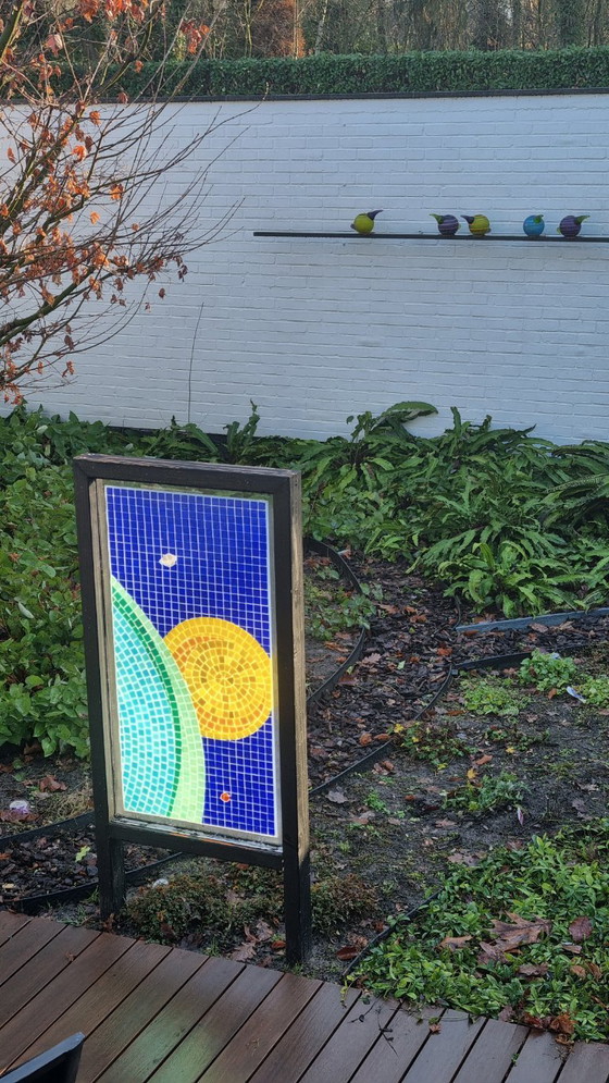 Image 1 of art mosaic solar system