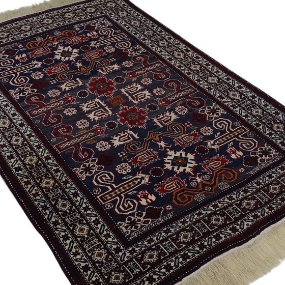 Image 1 of Seltene afghanische Decke – 210 x 140 cm – 100 % Wolle – handgeknüpft