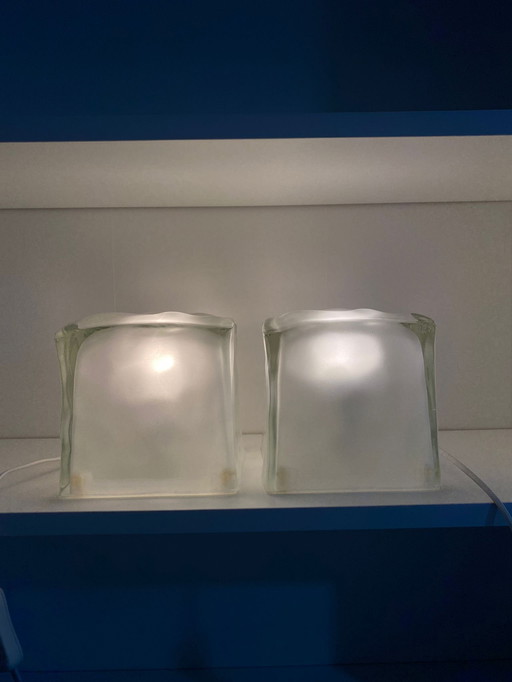 Zwei einzigartige IKEA-Lampen, Iviken, Ice Cubes