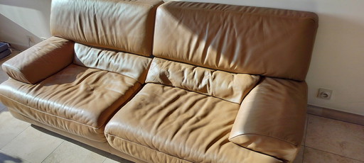 Lounge 2 x 2-Sitzer Leder