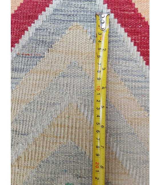 9'68x8'47 Hand Woven Afghan Wool Kilim Area Rug, Rugs & carpets, Beige (photo 8 of 9)