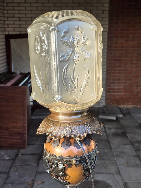 Image 1 of Lámpara victoriana Art Nouveau – Belle Époque 