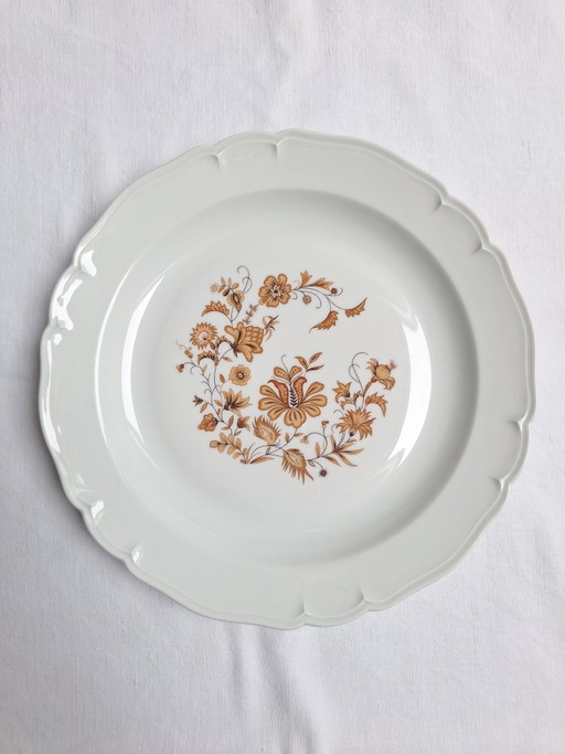 Plato de porcelana de Limoges