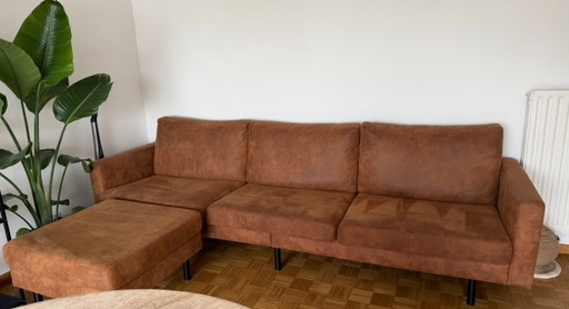 Cognac Brown Sofa 3-seater 4-seater