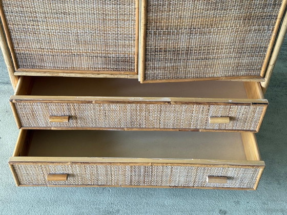 Image 1 of Armadio vintage Dal Vera in bambù boho, 1970