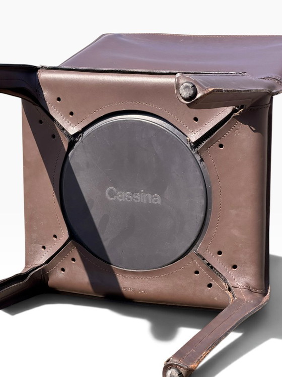 Sedia CAB 412 di Mario Bellini per Cassina, pelle sella marrone – Sedie da pranzo, Leather (photo 6 of 14)