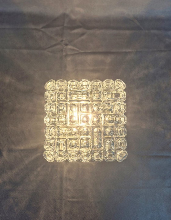 Image 1 of Vintage ERCO Wall Lamp 54075 – Mid-Century Glass Sconce, 1960s–70s, Original Condition
