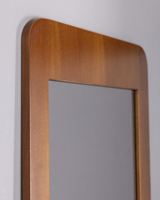 Image 1 of Specchio da parete vintage anni 60 in legno design Italiano