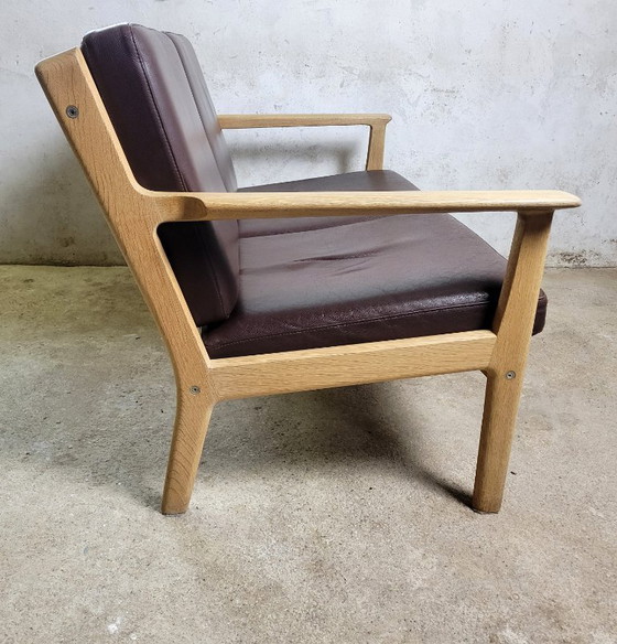 Image 1 of Divano vintage a due posti GE265 di Hans J. Wegner per Getama