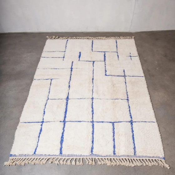 Alfombra artesanal de pura lana con coloridos estampados, 2/3 m – Ahrend, Wool (photo 4 of 9)