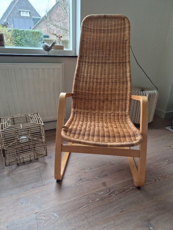 Image 1 of Ikea rotan design fauteuil, ontworpen door Yngve Ekström, Öland