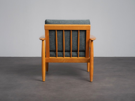 Scandinavian Modern Lounge Chair, Denmark, 1970s – Armchairs, Textile, Vintage (photo 4 of 9)