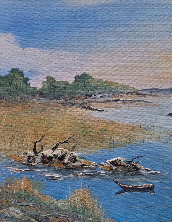 Image 1 of AUTUMN DAY painting by Bertil Forslund