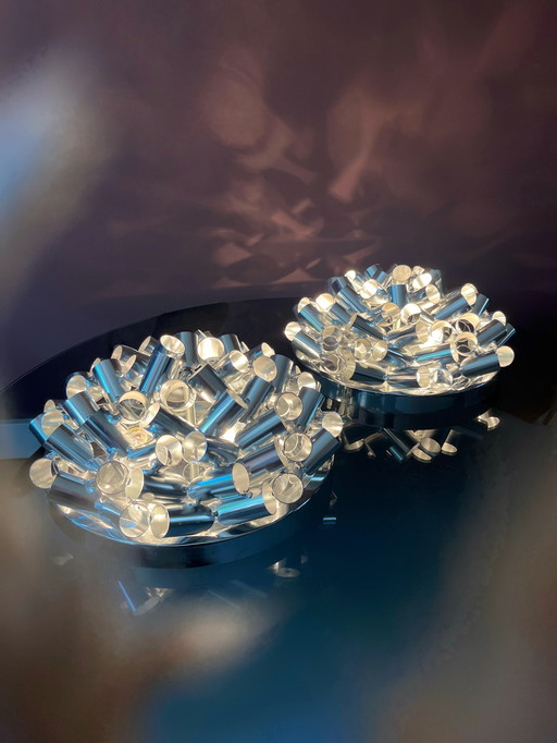 Set “Kenwell” Space Age ceiling lights