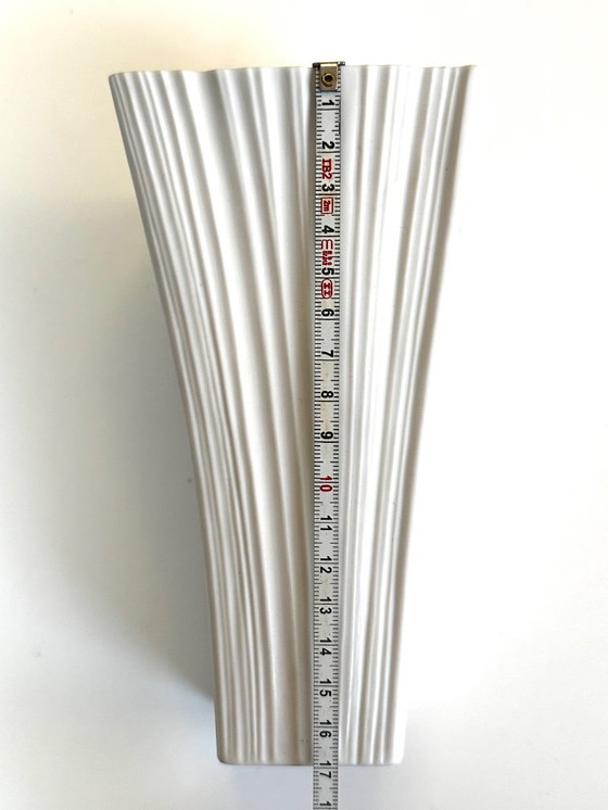 Image 1 of 3 Rosenthal Studio-Linie pleated vase Martin Freyer 