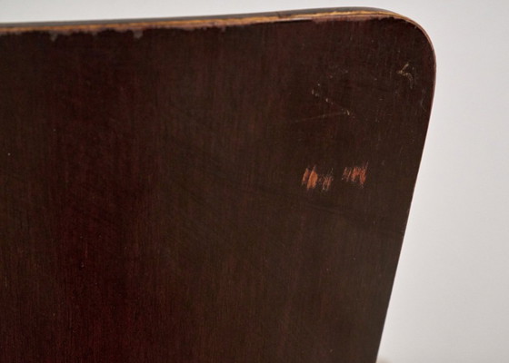 Image 1 of Juego de 4 sillas de comedor H-214 de Jindřich Halabala, década de 1930, Checoslovaquia.