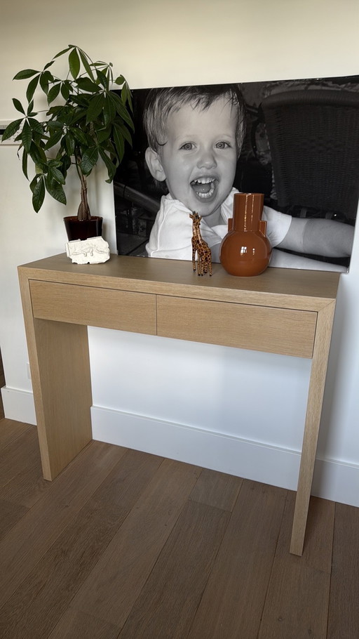 Console eiken fineer