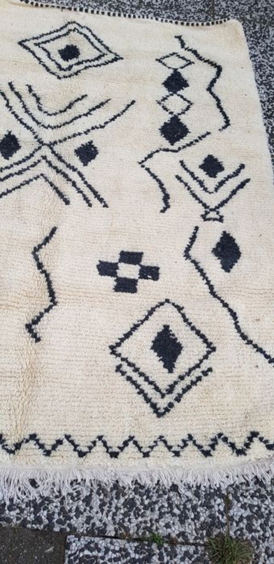 Image 1 of Handgeknoopt Berber tapijt wol 214x172cm