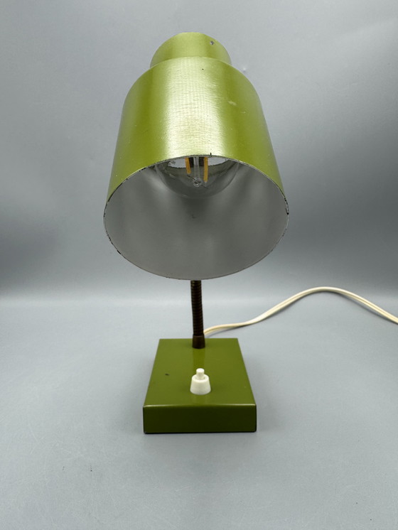 Image 1 of Vintage green desk lamp – 70s style