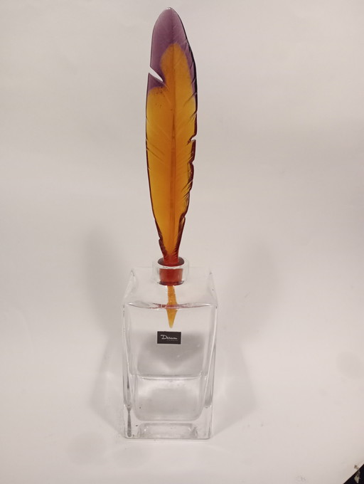 Daum Hilton & McConnico Karaffe Cheyenne plume Frankreich Nr. 3