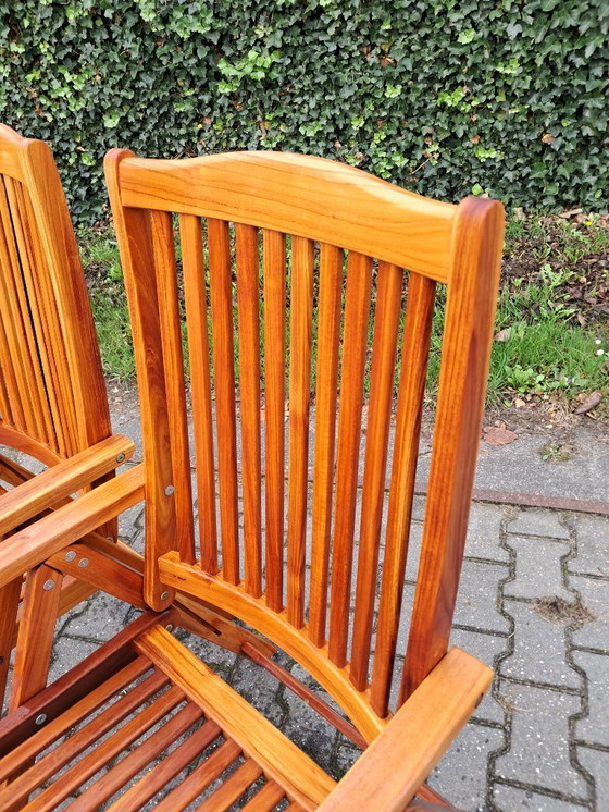 Image 1 of 2 Sunyard Veronica Klapp- und Liegestühle aus Teakholz