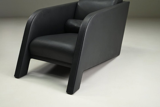 Image 1 of Zeldzame set van twee Ypsilon loungestoelen van Ulf Moritz, jaren 80, Nederland.