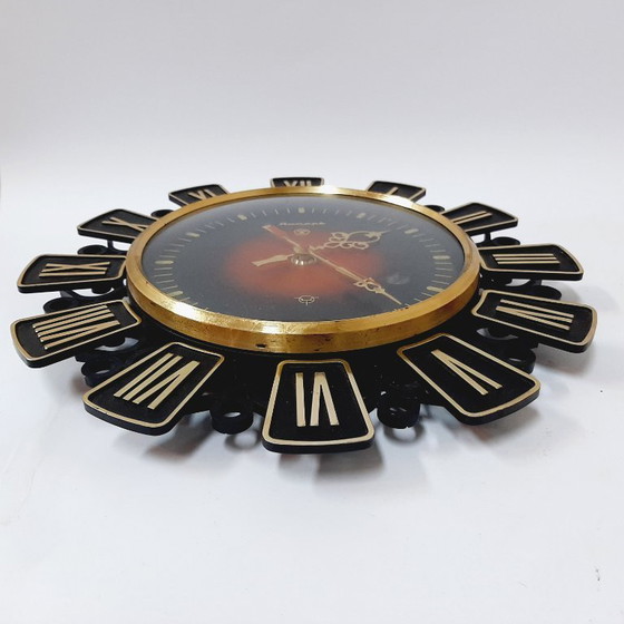 Image 1 of Soviet Vintage Wall Clock Jantar, USSR 80s