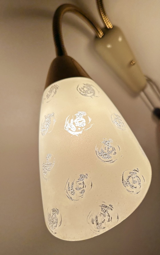 Image 1 of 2x Vintage Modular Wall Lamps, 1950s