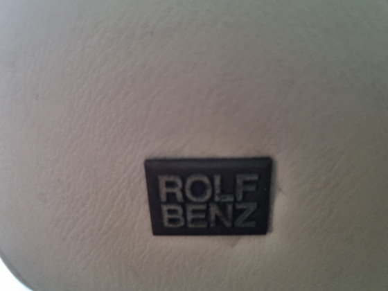 Image 1 of Rolf Benz leren sofa bank chaisse longue