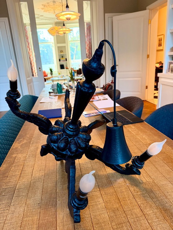 Image 1 of Hermosa lámpara de araña de humo