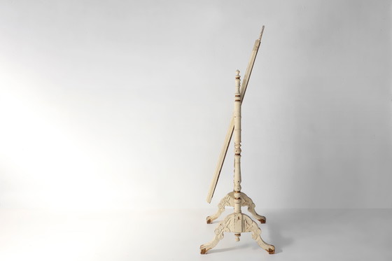 Image 1 of Mid Century - Miroir de coiffeuse en bois français de style baroque