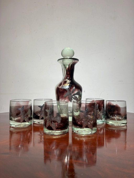 Set di bicchieri di cristallo Jean Claude Novaro – glazen karaffen, Glass (photo 2 of 9)