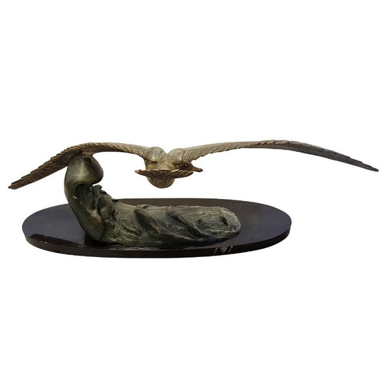 Art Deco Albatross Sculpture Marcel Leducq – Marble (photo 5 of 8)