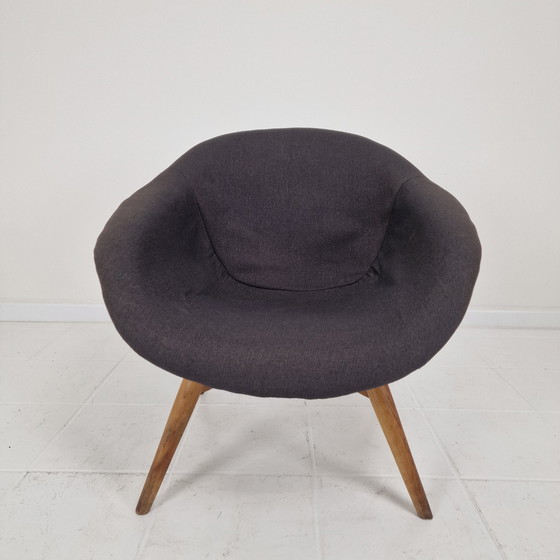 Image 1 of Set of 2 Bucket Lounge Chairs by Miroslav Navrátil for Vertex, 1960's