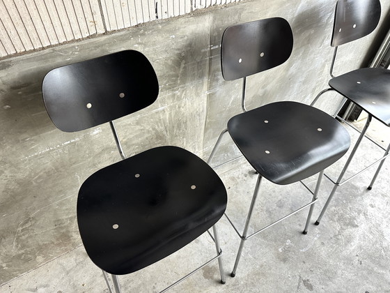 Image 1 of (22) Chaises de bar / tabourets de bar Wilde + Spieth SB 68 – à l'unité ou en lot