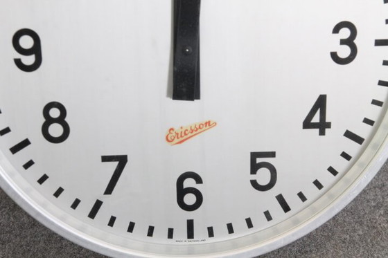 Image 1 of Two-sided Ericsson station clock, 1960s