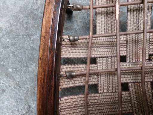 Antique Chair With Webbing – fauteuils, Textile (photo 2 of 24)