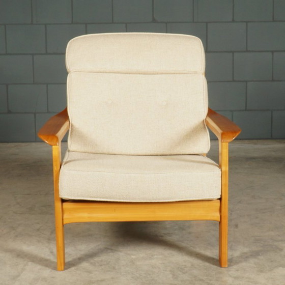 Image 1 of Fauteuil danois vintage – noyer – années 1960