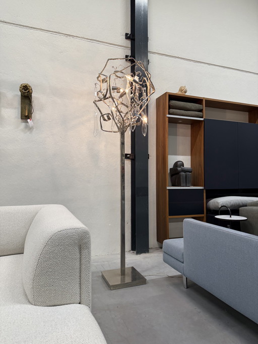 Brand van Egmond Delphinium Floor Lamp Nickel
