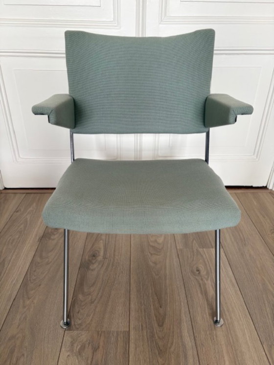 Image 1 of Gispen 1265 lounge armchairs – set of 2 – Rietveld/Cordemeyer – mint green