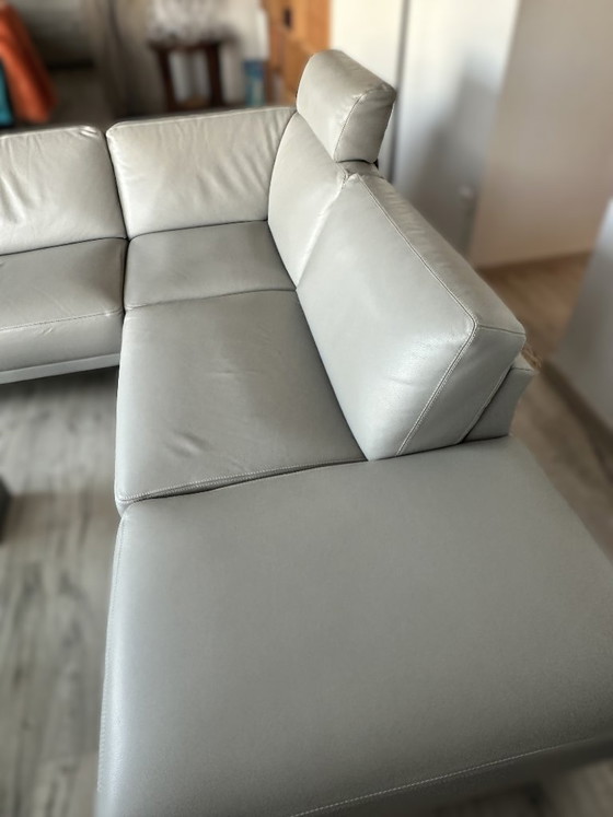 Divano angolare Roche Bobois, Divani angolari, Pelle, Grigio (foto 2 di 7)