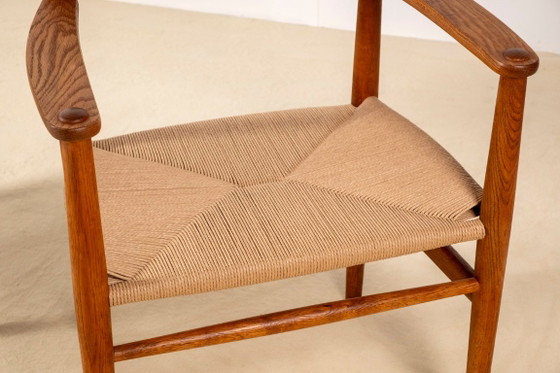 2 sillas de comedor Hans J. Wegner CH37 en roble aceitado, década de 1970. – Carl Hansen & Søn, Wood, Vintage (photo 9 of 12)