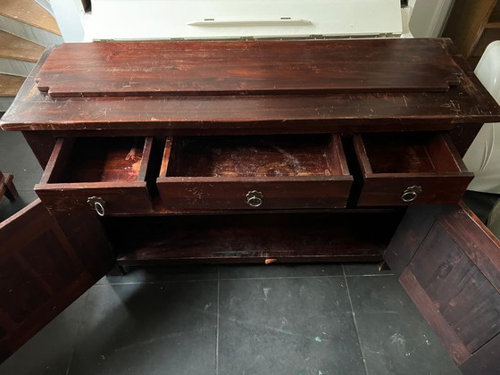 Image 1 of Colonial Teak Sideboard