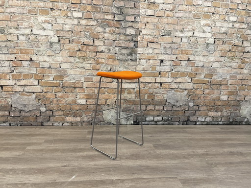 Cappellini Hi Pad Stool Oranje